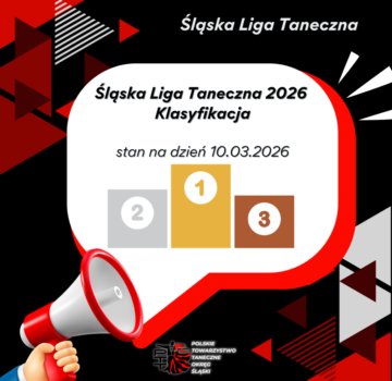 📣 Klasyfikacja Śląskiej Ligi Tanecznej 2026 na dzień 10.03.2026